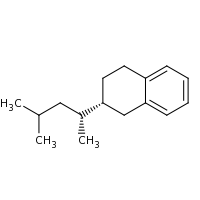 2d structure of (2R)-2-[(2R)-4-methylpentan-2-yl]-1,2,3,4-tetrahydronaphthalene