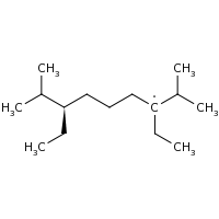 2d structure of (7R)-3,7-diethyl-2,8-dimethylnonan-3-yl