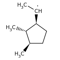 2d structure of 1-[(1S,2S,3R)-2,3-dimethylcyclopentyl]ethyl