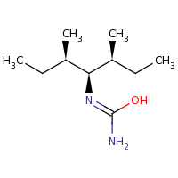 2d structure of (Z)-N'-[(3R,4R,5S)-3,5-dimethylheptan-4-yl]carbamimidic acid