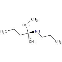 2d structure of (3R)-3-methyl-3-(propylamino)hexan-2-yl