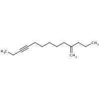 2d structure of 10-methylidenetridec-3-yne