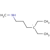 2d structure of 3-ethyl-6-(methylamino)hexan-3-yl