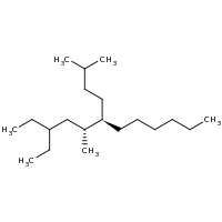 2d structure of (5R,6R)-3-ethyl-5-methyl-6-(3-methylbutyl)dodecane
