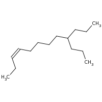 2d structure of (3Z)-9-propyldodec-3-ene