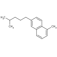 2d structure of 1-methyl-6-(4-methylpentyl)naphthalene