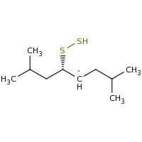 2d structure of (5R)-5-disulfanyl-2,7-dimethyloctan-4-yl