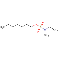 2d structure of heptyl N-ethyl-N-methylsulfamate