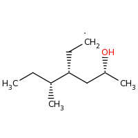 2d structure of (3R,5R)-3-[(2R)-butan-2-yl]-5-hydroxyhexyl