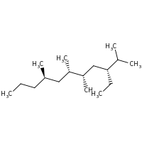 2d structure of (3R,5S,6S,8R)-3-ethyl-2,5,6,8-tetramethylundecane