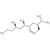 2d structure of (3S,5S,6R,8R)-3-ethyl-2,5,6,8-tetramethylundecane