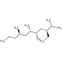 2d structure of (3S,5S,6S,8R)-3-ethyl-2,5,6,8-tetramethylundecane