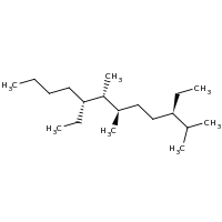 2d structure of (3R,6R,7R,8R)-3,8-diethyl-2,6,7-trimethyldodecane