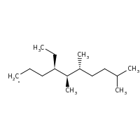 2d structure of (4R,5R,6R)-4-ethyl-5,6,9-trimethyldecyl