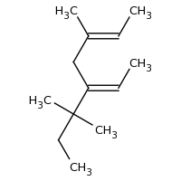2d structure of (2E,5E)-5-ethylidene-3,6,6-trimethyloct-2-ene