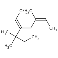 2d structure of (2Z,5E)-5-ethylidene-3,6,6-trimethyloct-2-ene
