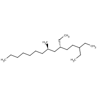 2d structure of (6R,8R)-3,6-diethyl-8-methylpentadecane