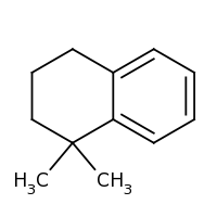2d structure of 1,1-dimethyl-1,2,3,4-tetrahydronaphthalene