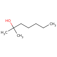 2d structure of 2-methylheptan-2-ol