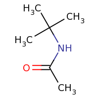 2d structure of N-tert-butylacetamide