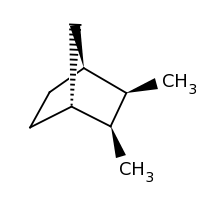2d structure of (1R,2S,3R,4S)-2,3-dimethylbicyclo[2.2.1]heptane