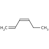 2d structure of (3Z)-hexa-1,3-diene