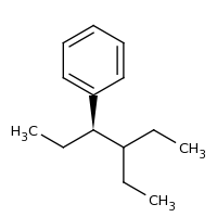 2d structure of [(3R)-4-ethylhexan-3-yl]benzene
