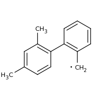 2d structure of [2-(2,4-dimethylphenyl)phenyl]methyl