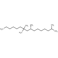 2d structure of (8R)-2,8,10,10-tetramethylhexadecane