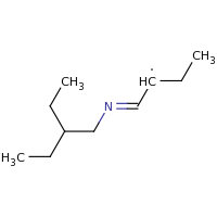 2d structure of (1E)-1-[(2-ethylbutyl)imino]butan-2-yl