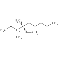 2d structure of (4R)-4-ethyl-3,4-dimethylnonan-3-yl