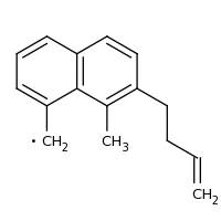 2d structure of [7-(but-3-en-1-yl)-8-methylnaphthalen-1-yl]methyl