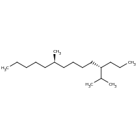 2d structure of (4S,9R)-9-methyl-4-(propan-2-yl)tetradecane
