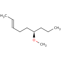 2d structure of (2E,6R)-6-methoxynon-2-ene