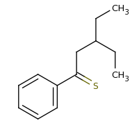 2d structure of 3-ethyl-1-phenylpentane-1-thione