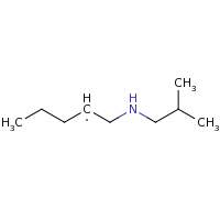 2d structure of 1-[(2-methylpropyl)amino]pentan-2-yl