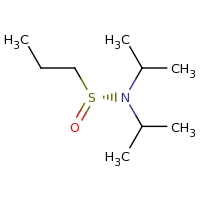 2d structure of (R)-N,N-bis(propan-2-yl)propane-1-sulfinamide