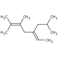 2d structure of (5E)-5-ethylidene-2,3,7-trimethyloct-2-ene