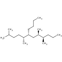 2d structure of (5R,6R,8R,9R)-6-butyl-2,5,8,9-tetramethyldodecane