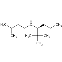 2d structure of (6S)-6-tert-butyl-2-methylnonan-5-yl