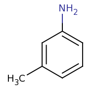 2d structure of 3-methylaniline