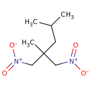 2d structure of 2,4-dimethyl-1-nitro-2-(nitromethyl)pentane