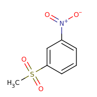 2d structure of 1-methanesulfonyl-3-nitrobenzene