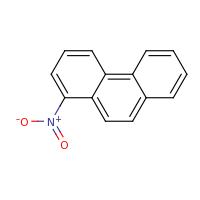 2d structure of 1-nitrophenanthrene