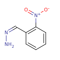 2d structure of (Z)-[(2-nitrophenyl)methylidene]hydrazine