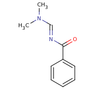 2d structure of N-[(1E)-(dimethylamino)methylidene]benzamide