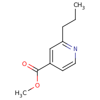 2d structure of methyl 2-propylpyridine-4-carboxylate