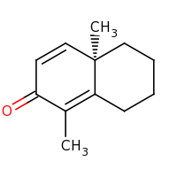 2d structure of (4aR)-1,4a-dimethyl-2,4a,5,6,7,8-hexahydronaphthalen-2-one