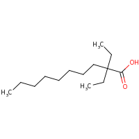 2d structure of 2,2-diethyldecanoic acid