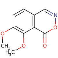 2d structure of 7,8-dimethoxy-1H-2,3-benzoxazin-1-one